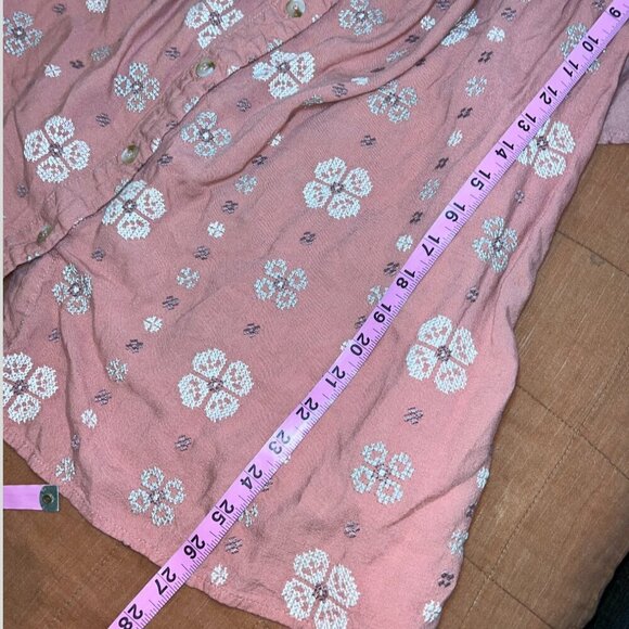 torrid  Bohemian Embroidered  Floral Short Sleeve  Blouse Women’s Size 3x - Picture 8 of 10